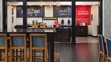 Free daily buffet breakfast