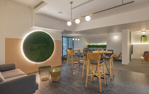 Sala de estar en el lobby