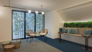 Sitteområde i lobbyen