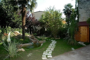 Blick auf den Garten