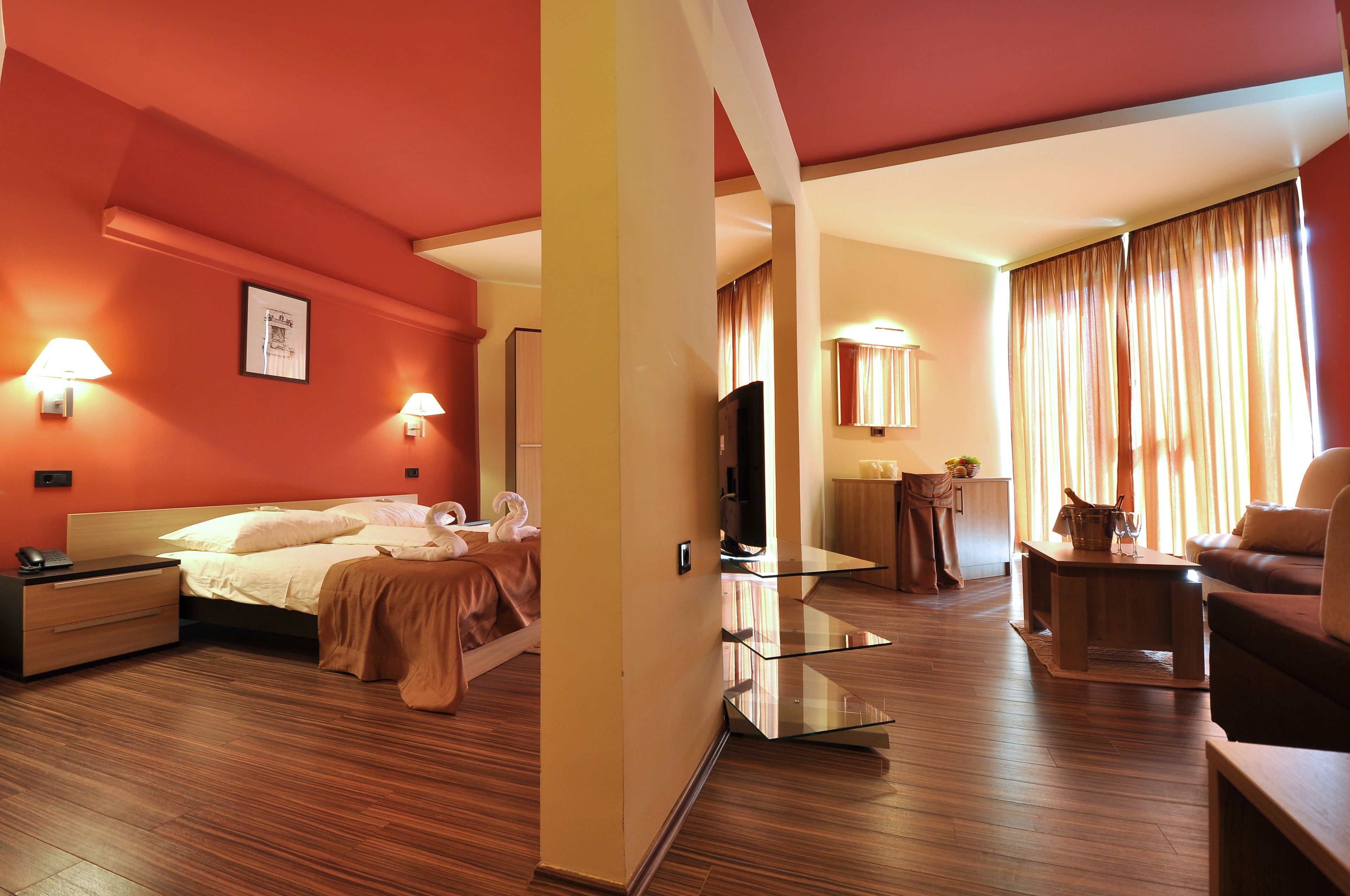 down duvets, select comfort beds, minibar, in-room safe