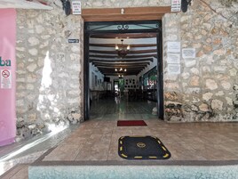 Interior entrance