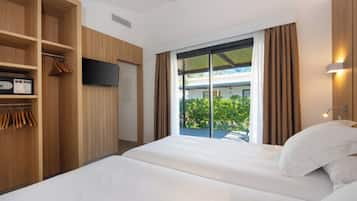 1 chambre, literie de qualité supérieure, bureau, rideaux occultants