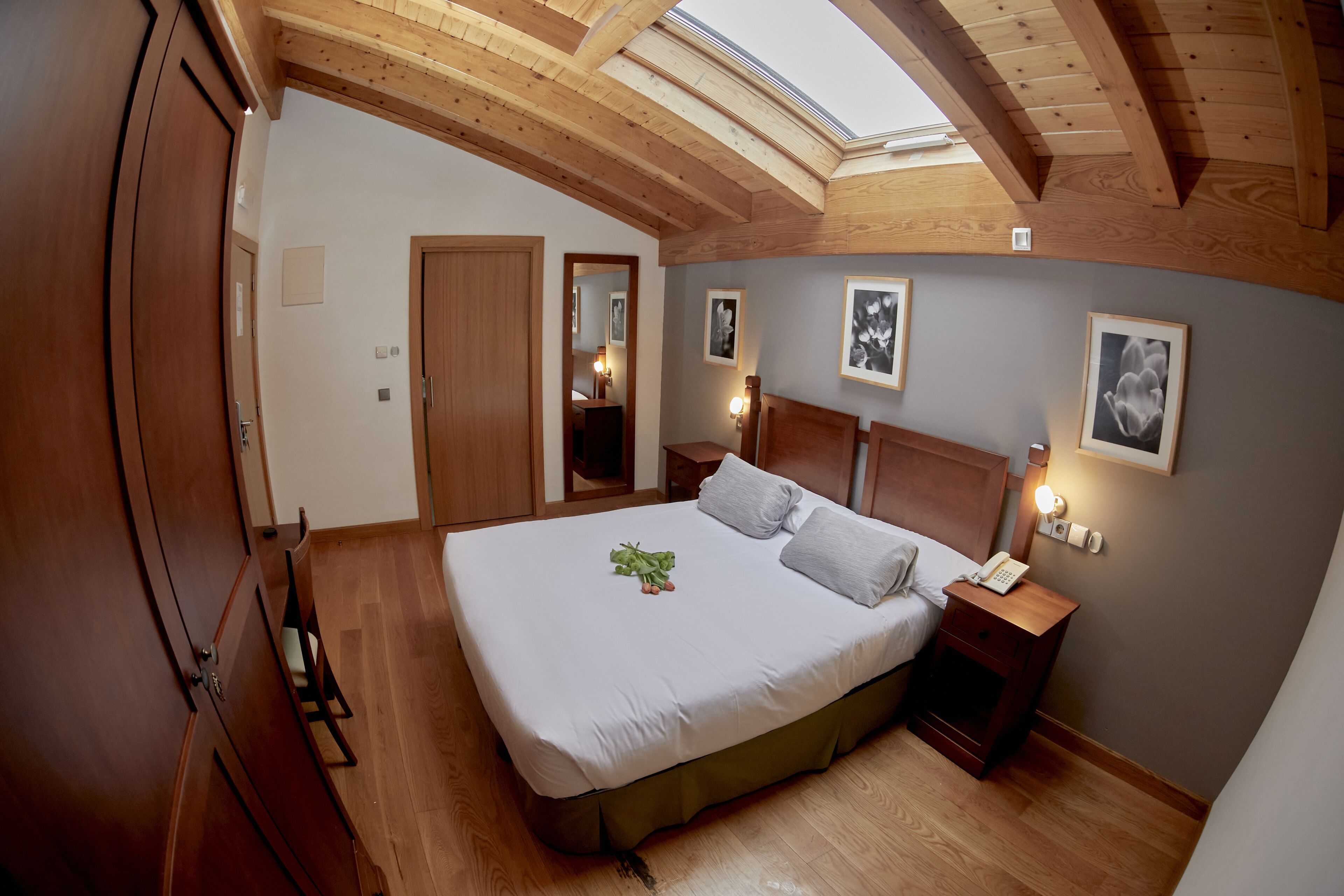 Habitación con 1 cama doble o 2 individuales | Decoración individual, mobiliario individual, escritorio