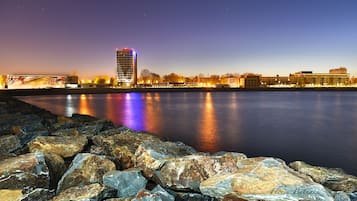 Private beach nearby, white sand