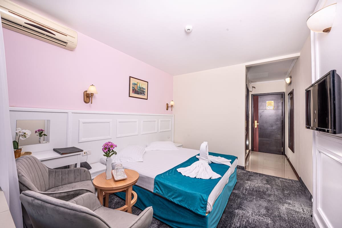 1 slaapkamer, een minibar, een kluis op de kamer, geluiddichte muren