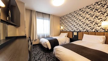 Twin kamer, niet-roken | Een bureau, verduisterende gordijnen, gratis wifi, beddengoed
