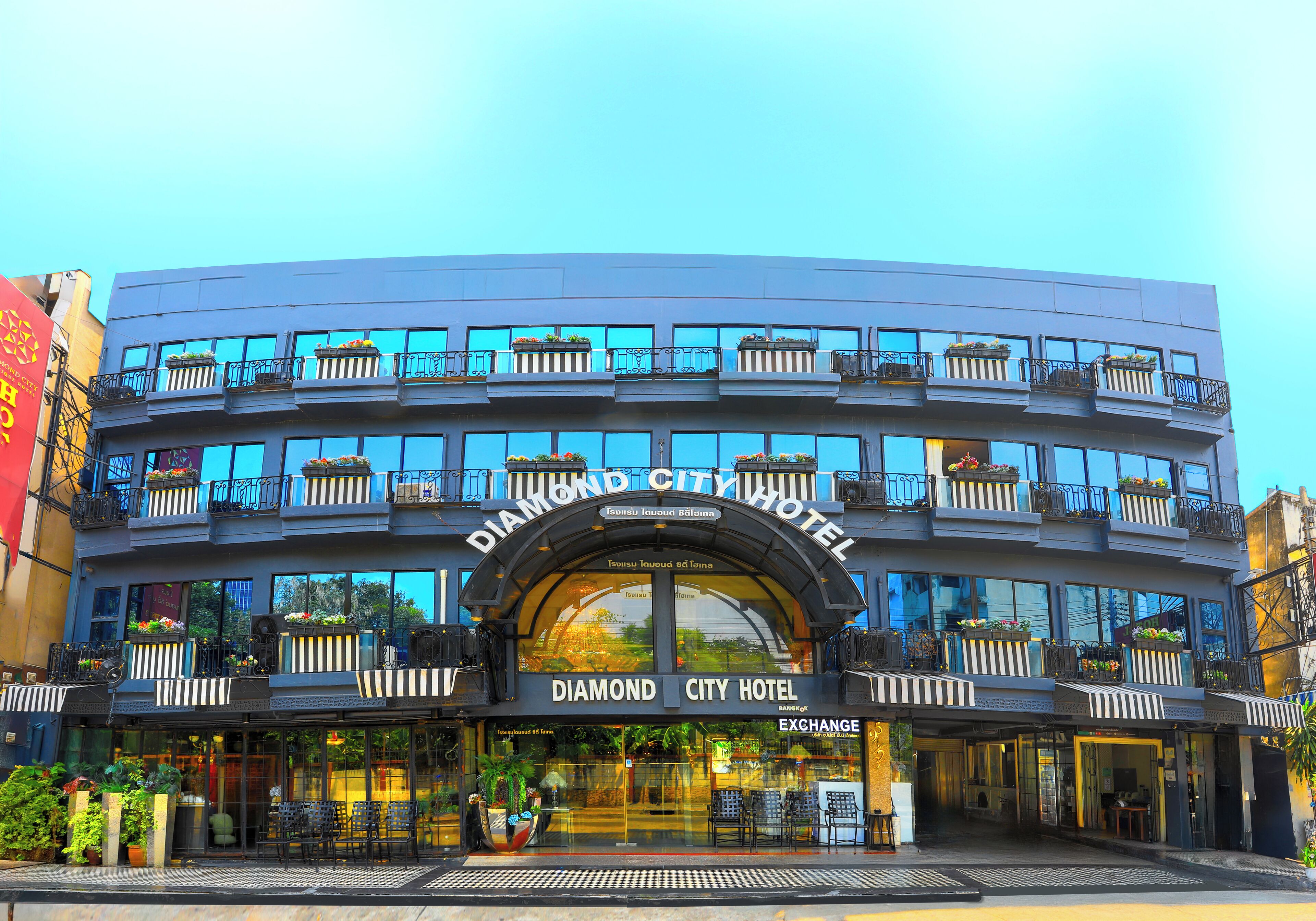 Fachada de la propiedad