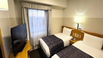 Down duvets, desk, blackout curtains, free WiFi