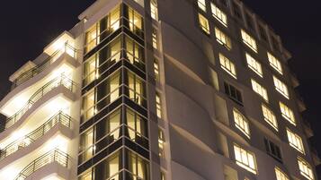 Front of property - evening/night