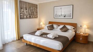 Coffres-forts dans les chambres, bureau, rideaux occultants