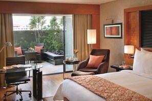 Premium bedding, down duvets, memory-foam beds, minibar