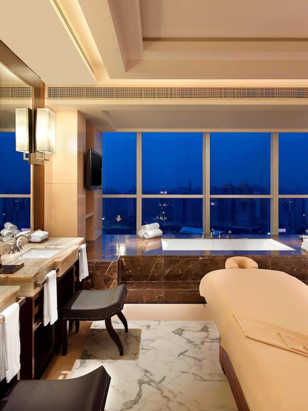 Presidential Suite, 1 Bedroom | Bathroom | Separate bathtub and shower, deep-soaking bathtub, rainfall showerhead