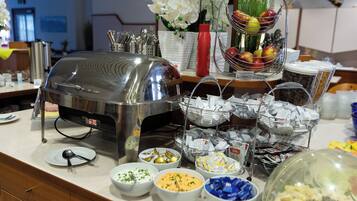 Free daily self-service breakfast
