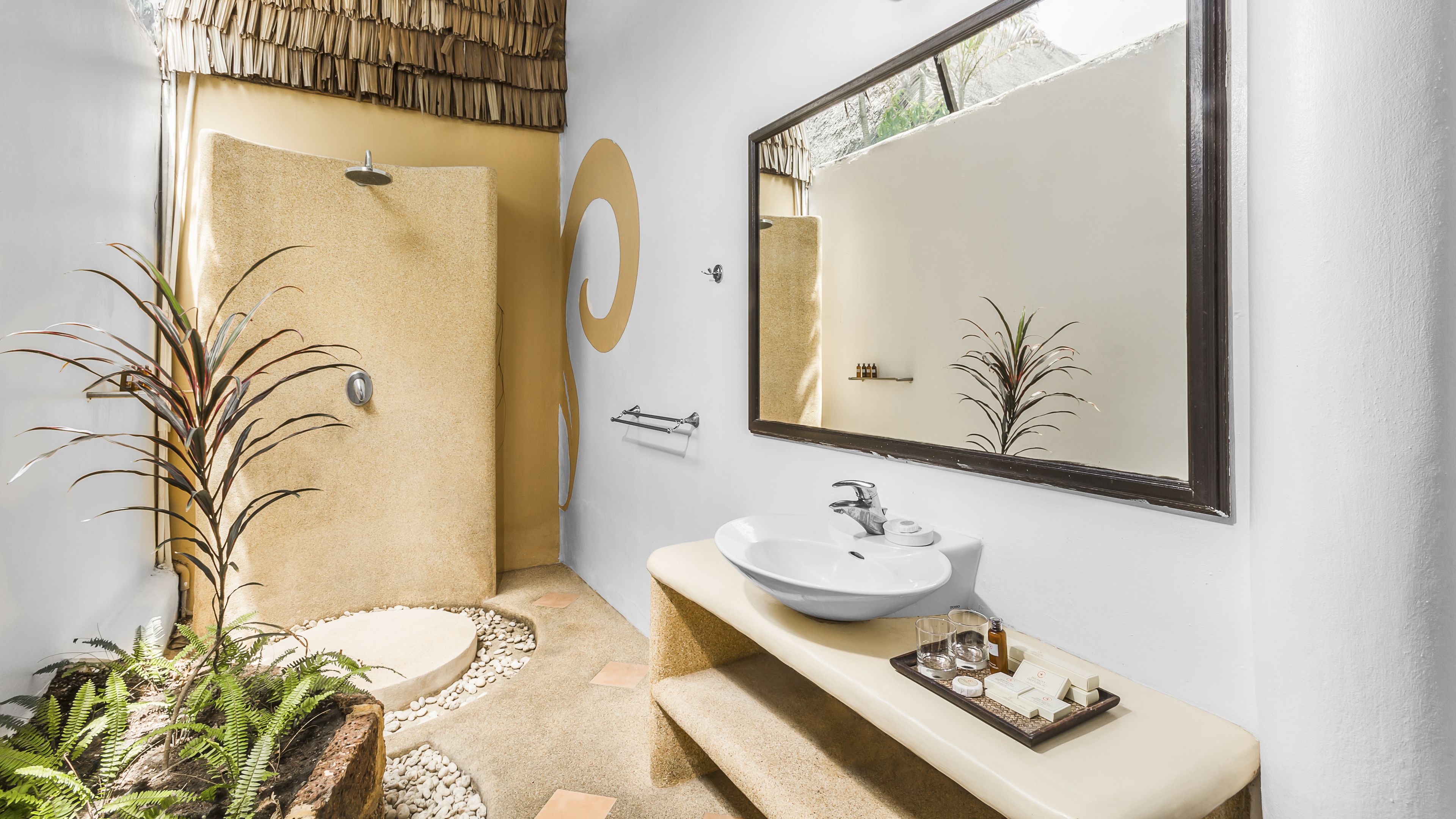 free toiletries, hair dryer, towels, soap