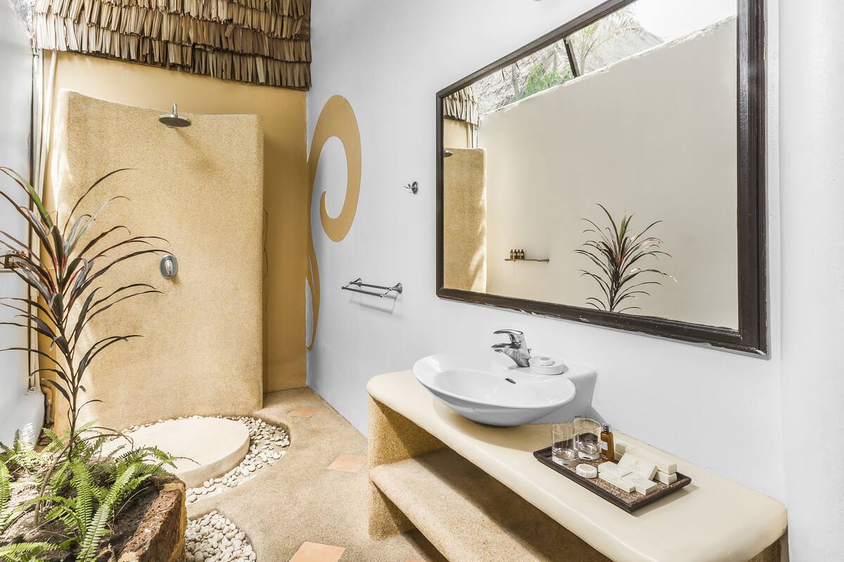 free toiletries, hair dryer, towels, soap