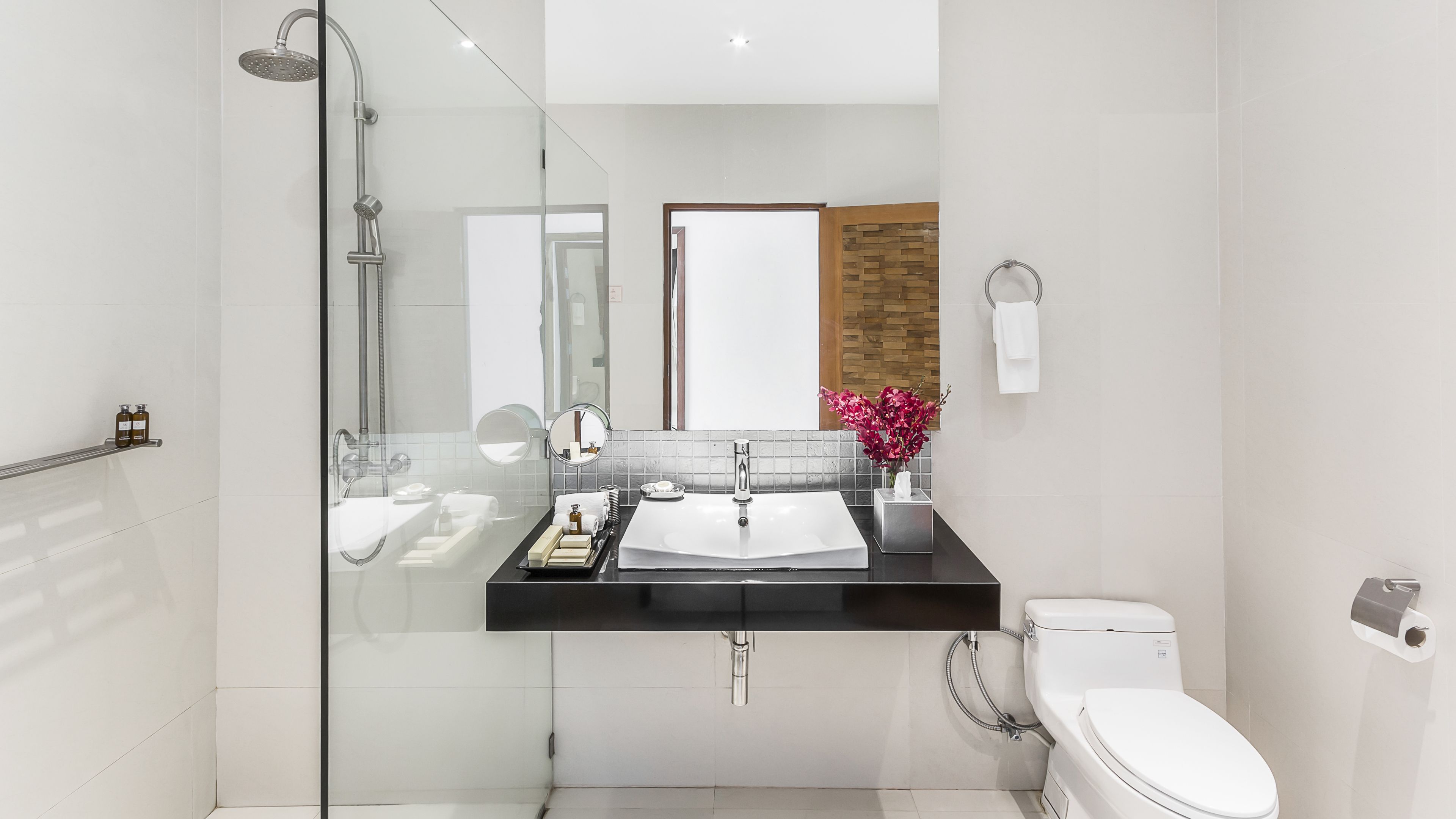 deluxe apartment, 2 bedrooms | bathroom | free toiletries, hair dryer, towels, soap