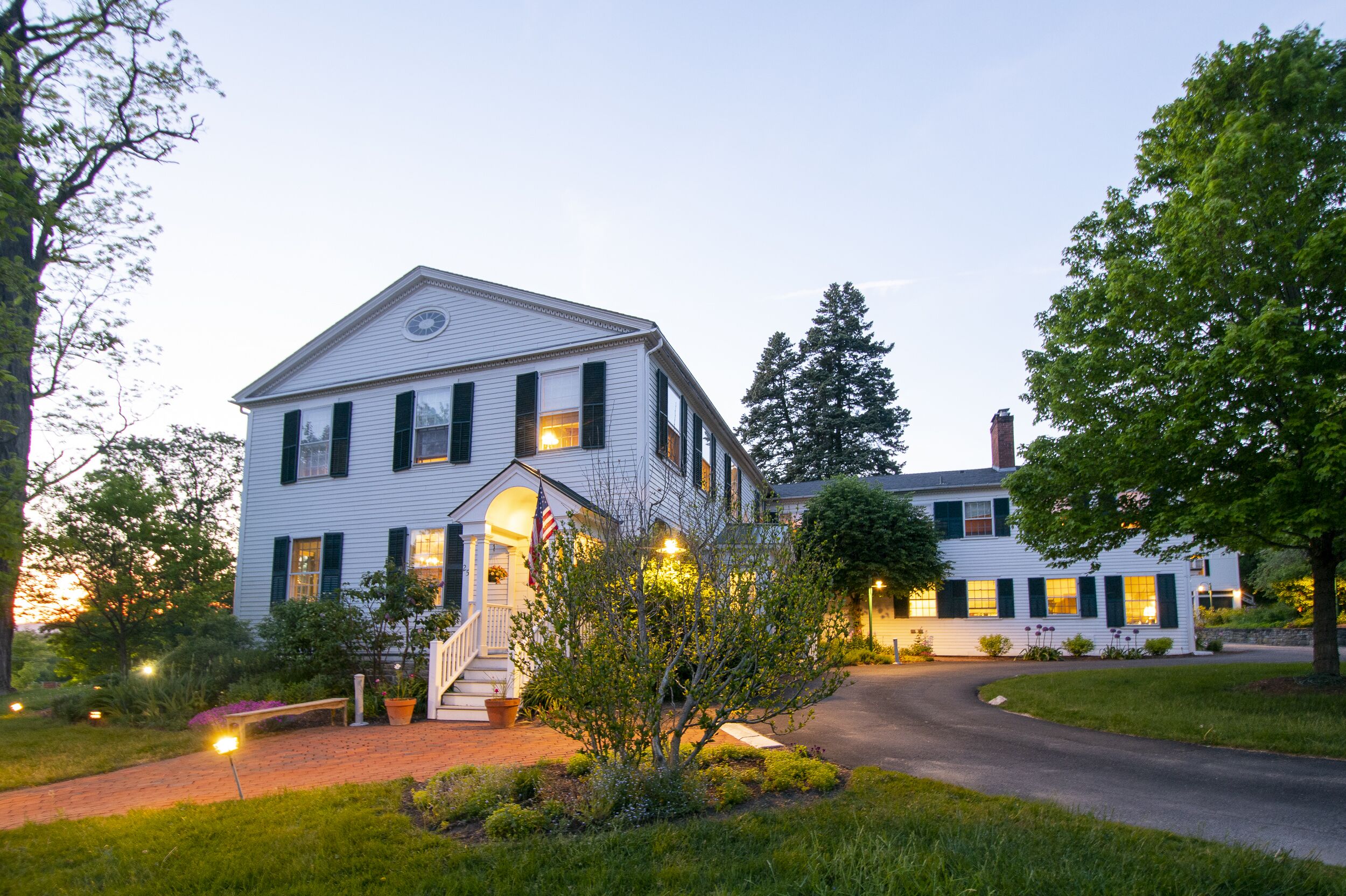 front of property – evening/night