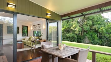 Uitzicht vanuit accommodatie