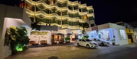 Façade de l’hébergement