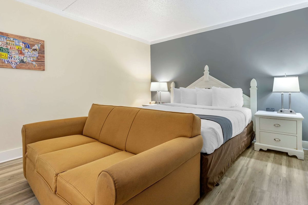 Habitación estándar, 1 cama doble, no fumadores | Escritorio y espacio para trabajar con un portátil