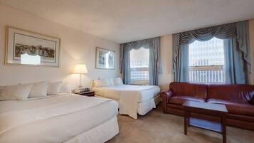 Down duvets, pillow-top beds, individually decorated