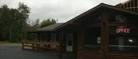 Front of property – evening/night