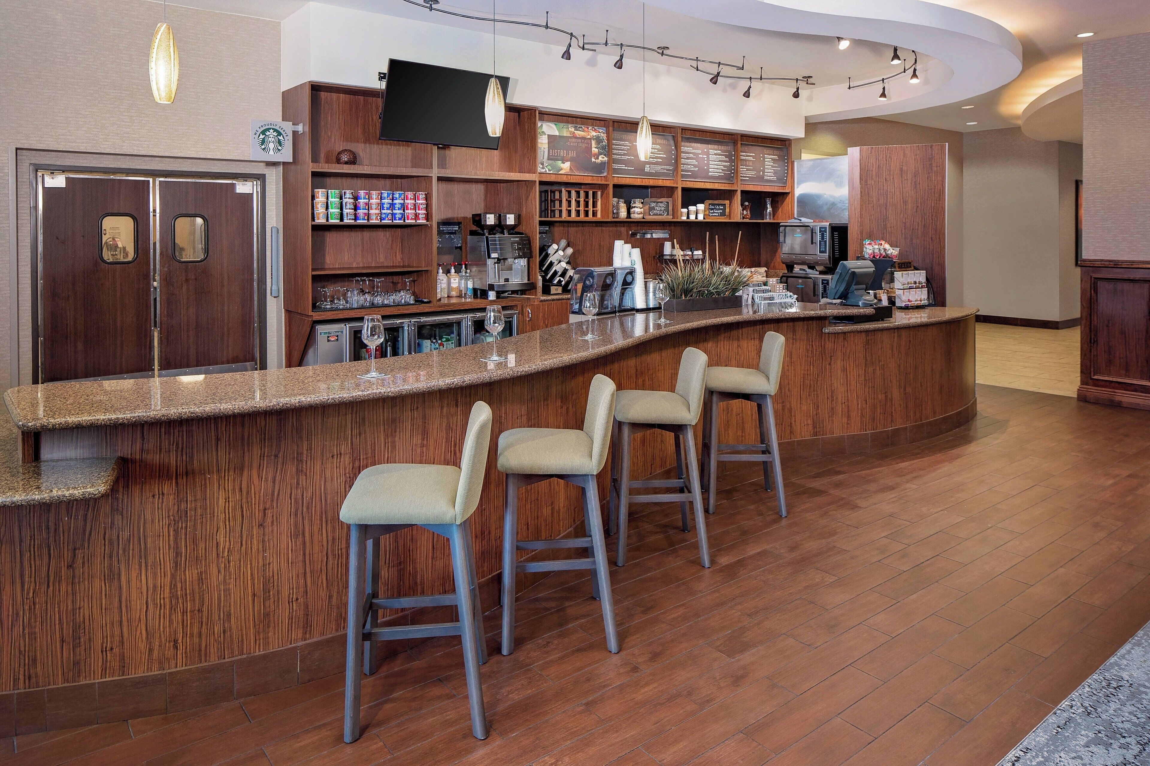 breakfast, lunch and dinner served