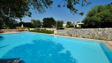 Außenpool, Liegestühle