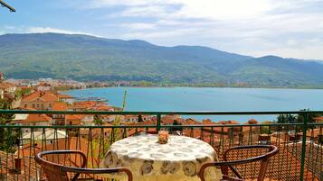 Family Apartment, 1 Bedroom, Lake View | Premium bedding, desk, iron/ironing board, free cots/infant beds