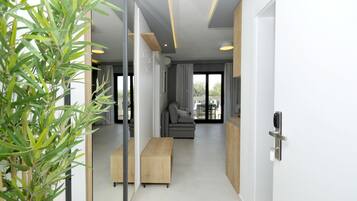 Superior Apartment, Balcony, Sea View | 1 bedroom, down comforters, in-room safe, desk