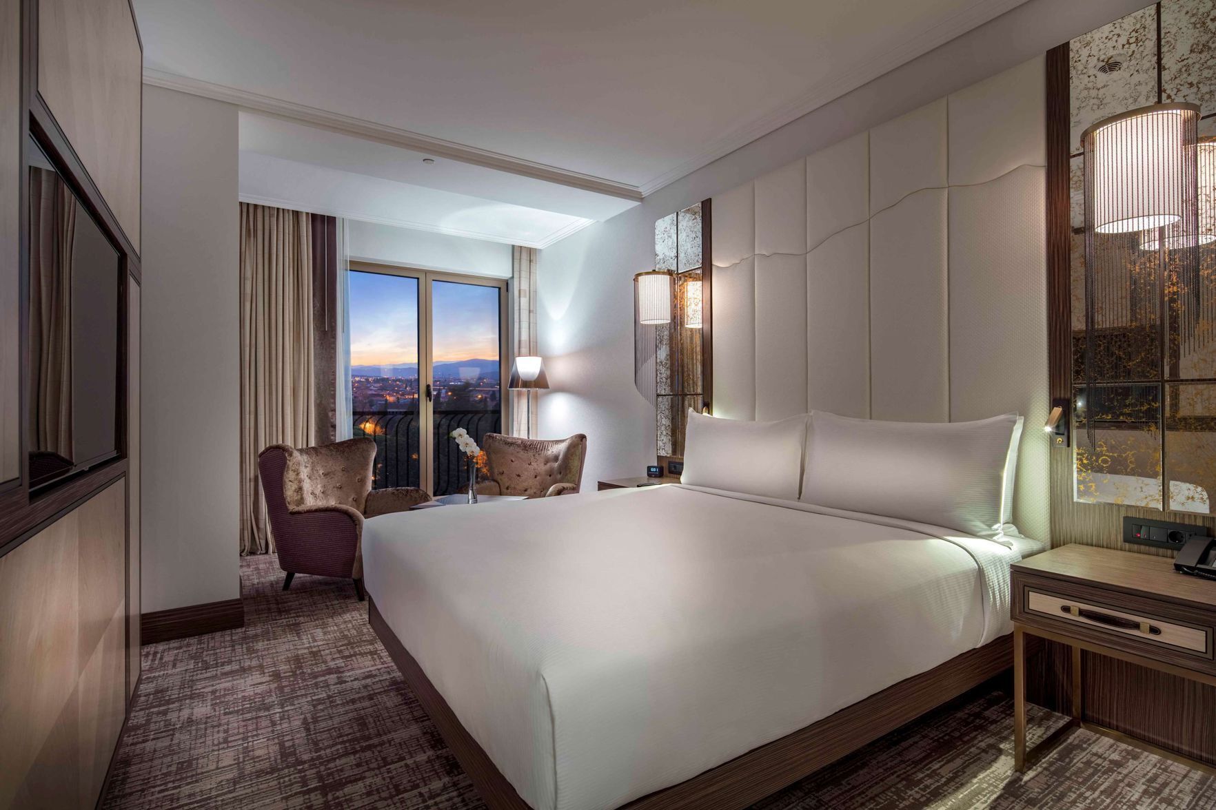 Minibar, in-room safe, desk, blackout curtains
