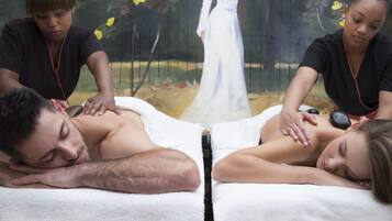 Couples treatment room(s), body treatments, body wraps, body scrubs