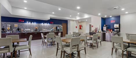 Free buffet breakfast