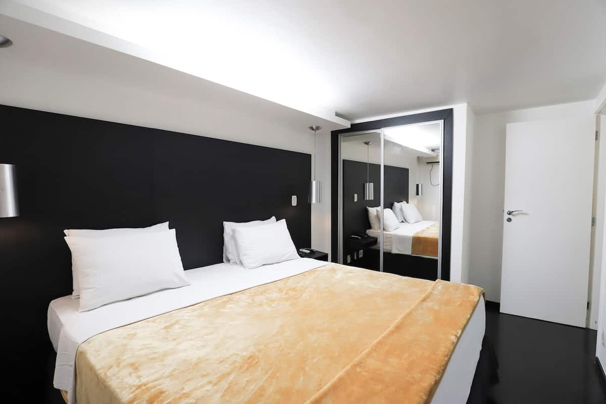 Minibar, in-room safe, desk, blackout curtains