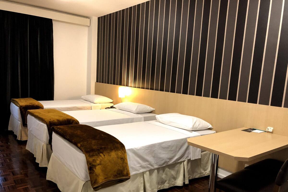 Minibar, in-room safe, desk, blackout curtains