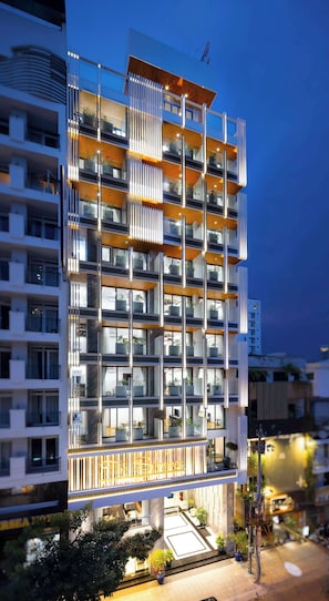 Façade de l’hébergement
