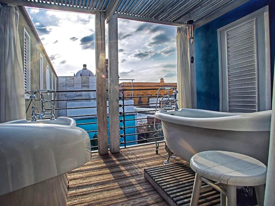 Salas de tratamiento para parejas, tratamientos corporales, hidroterapia