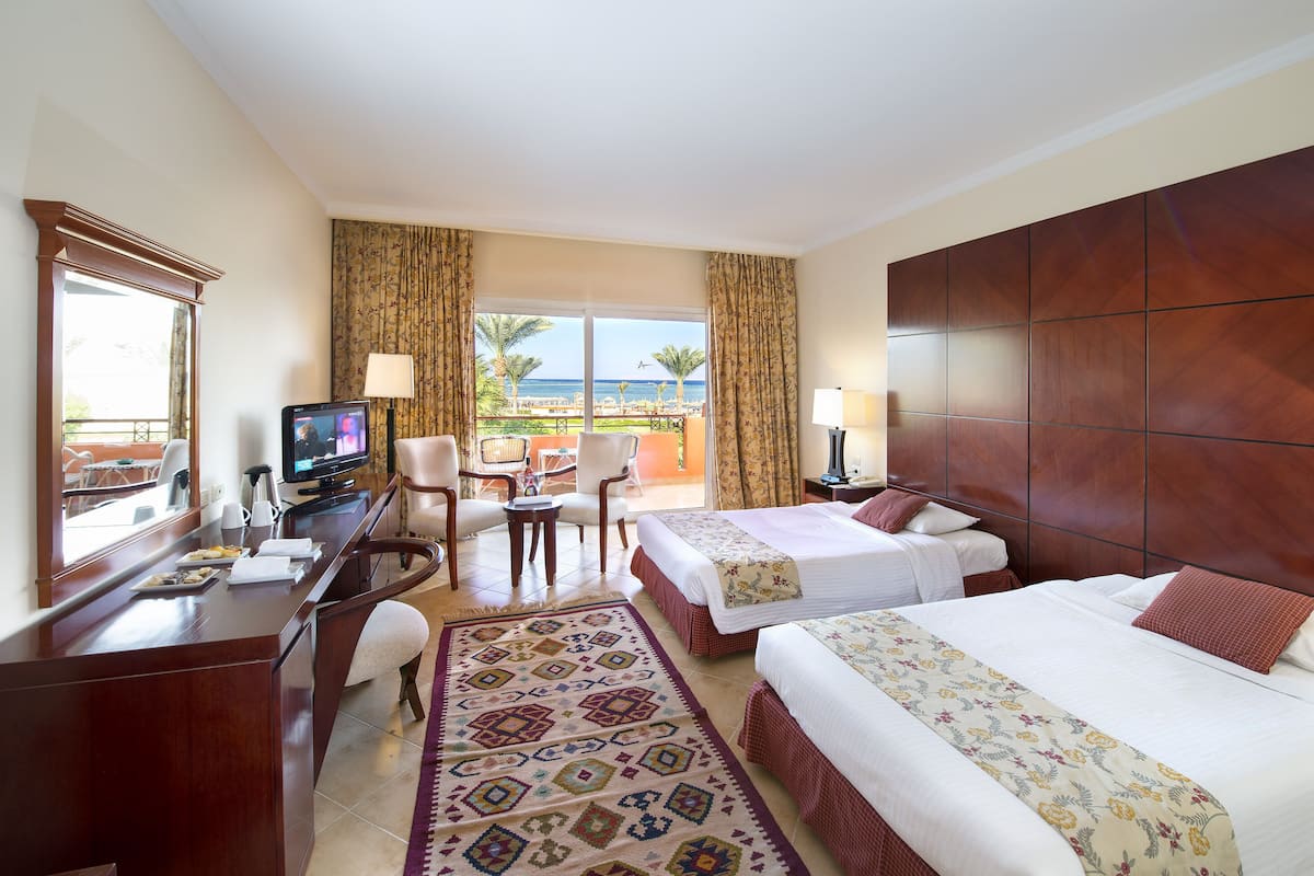 Ropa de cama de alta calidad y minibar