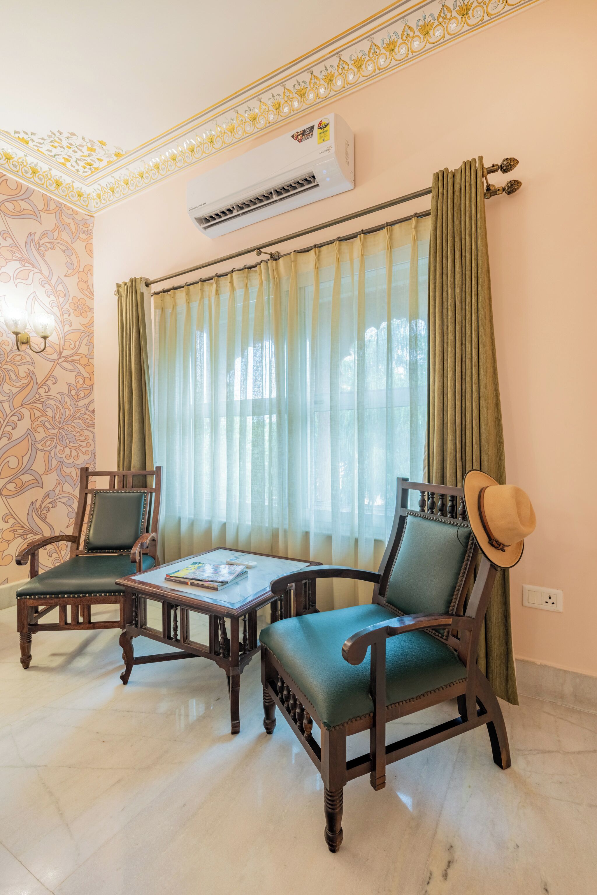 Junior Double or Twin Room, 1 Bedroom, Courtyard View, Courtyard Area | Premium bedding, down comforters, memory foam beds, minibar