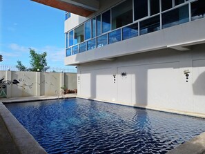 Indoor pool, outdoor pool