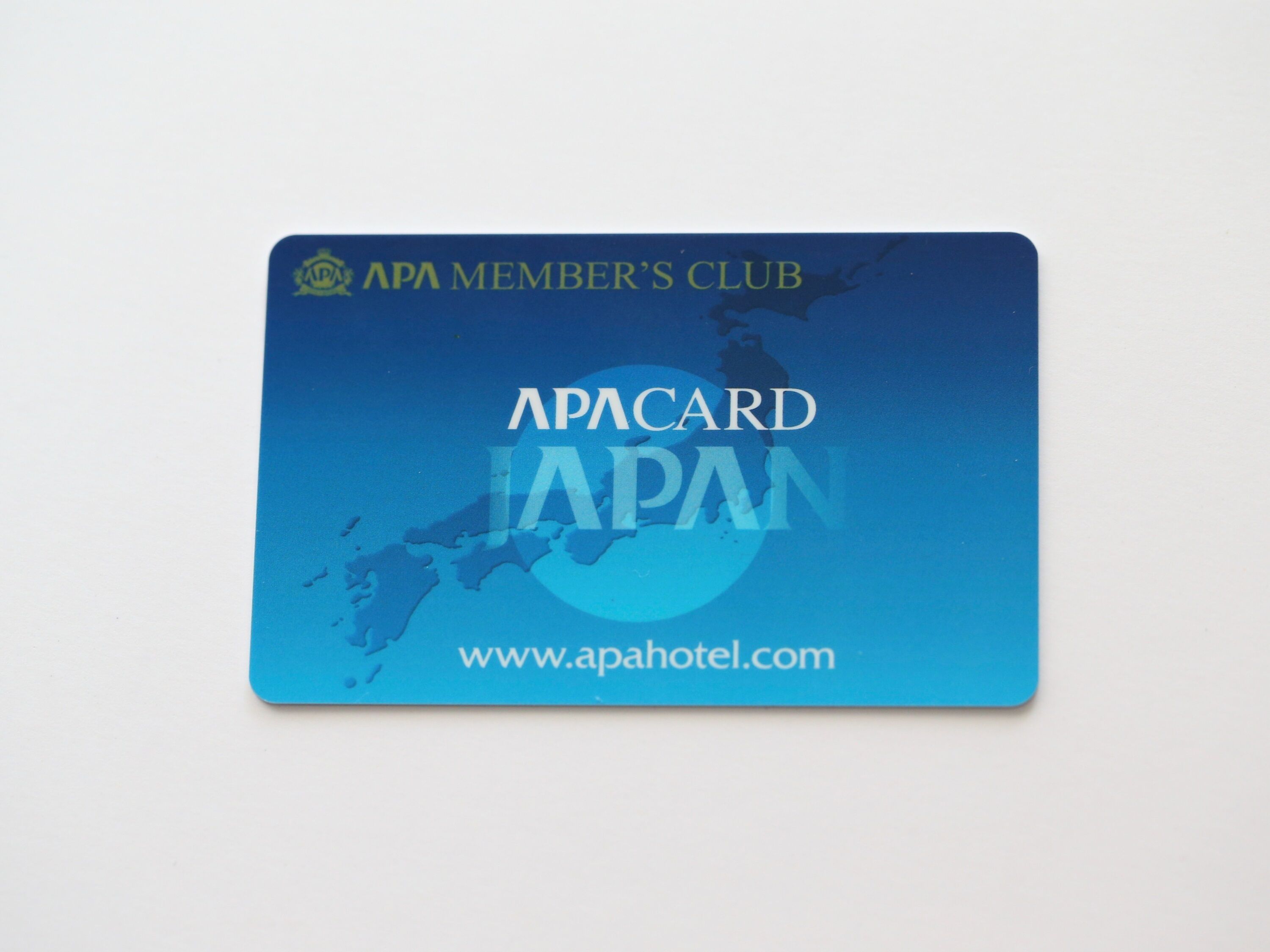 A blue card with text and a map.
