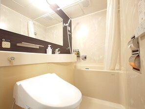 Duschwanne, Komfortbadewanne, kostenlose Toilettenartikel, Haartrockner