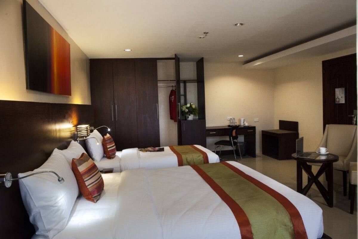 Junior kamer | Lakens van Egyptisch katoen, luxe beddengoed, pillowtop-bedden