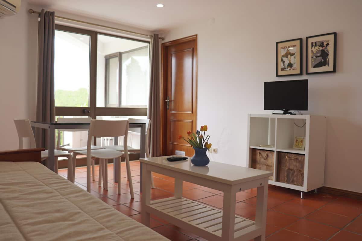 Departamento estándar, 1 habitación | 1 habitación, cortinas blackout y tabla de planchar con plancha