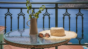 Villa, 1 habitación, alberca privada, vista al mar | Vista del balcón