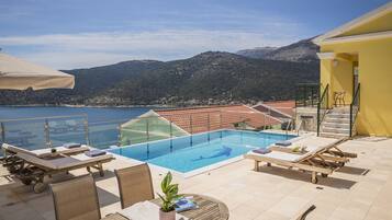 Villa, 2 Bedrooms, Private Pool, Sea View | 2 bedrooms, premium bedding, in-room safe, individually decorated