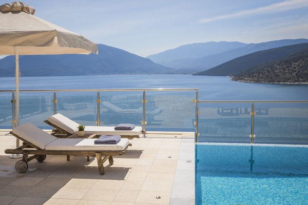 Villa, 1 Bedroom, Private Pool, Sea View | Premium bedding, in-room safe, desk, blackout drapes