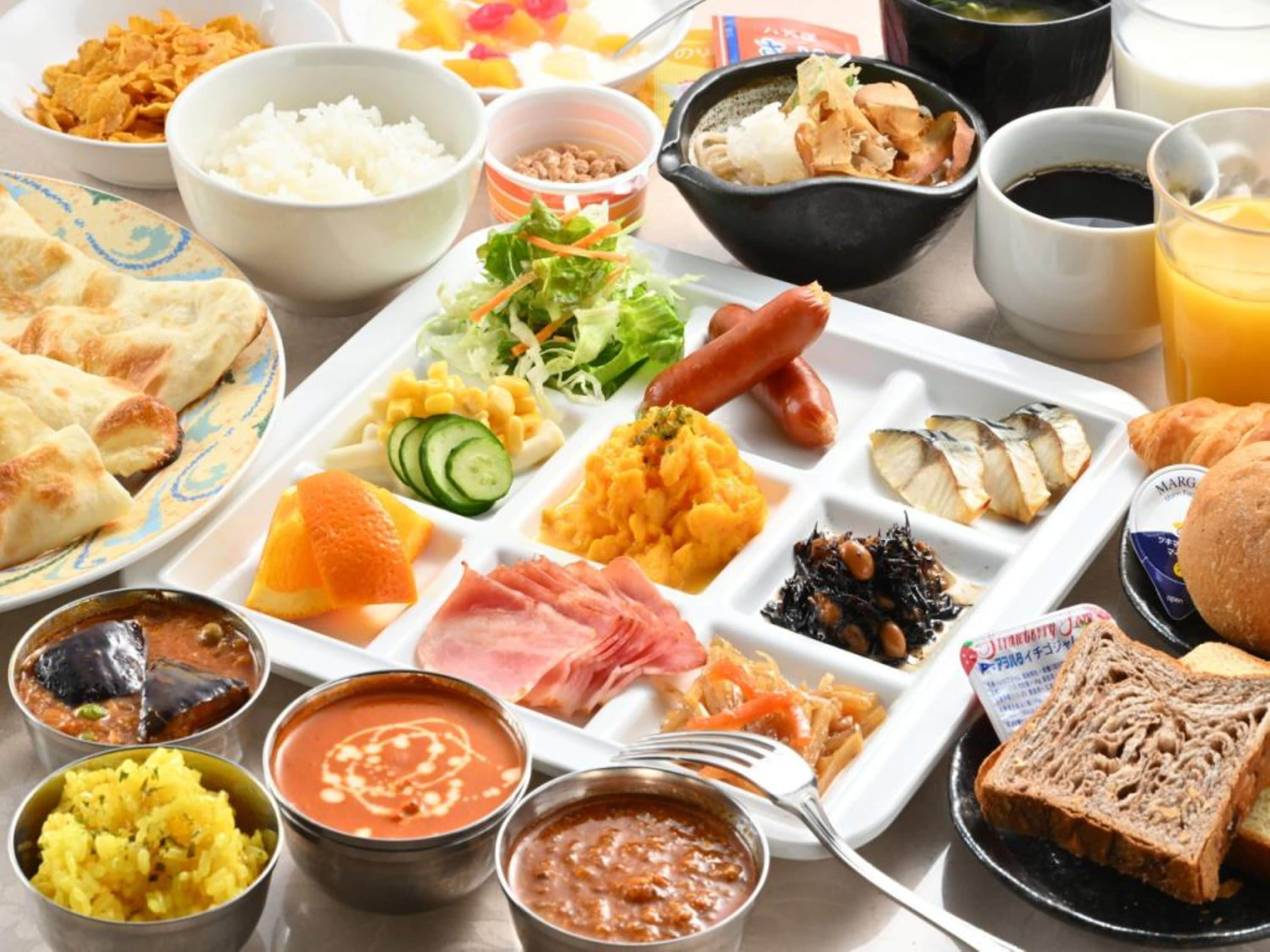 Dagelijks ontbijtbuffet (JPY 1500 per persoon)