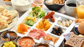 Dagelijks ontbijtbuffet (JPY 1500 per persoon)